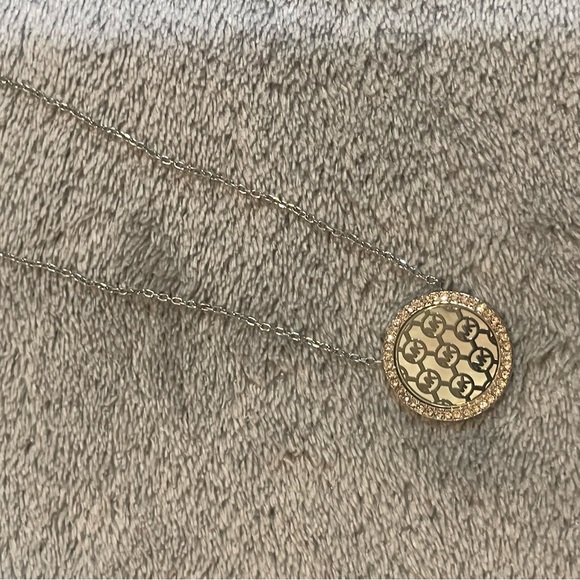 Michael Kors Monogram Mother of Pearl Necklace - Picture 2 of 5